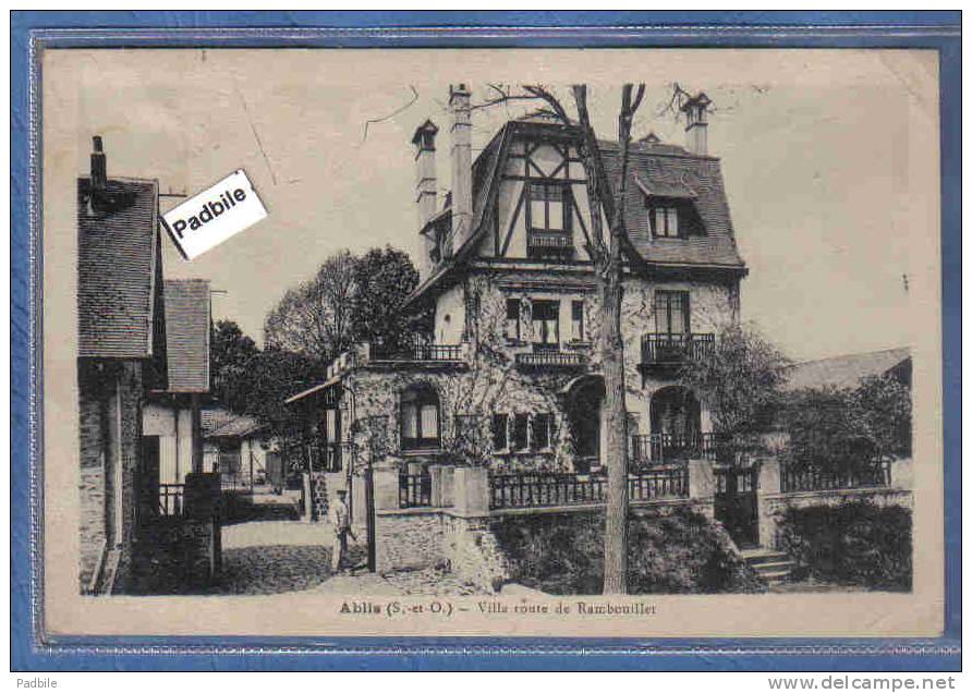 Carte Postale 78. Ablis  Villa Route De Rambouillet  Très Beau Plan - Ablis