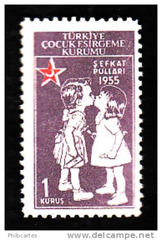 TURQUIE  1955  - Bienfaisance  N° 188 - Protection De L'enfance - 1k - Timbres De Bienfaisance