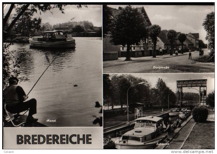 AK Bredereiche/Gransee, Havel, Schleuse, Dorfstr. 1976 - Gransee