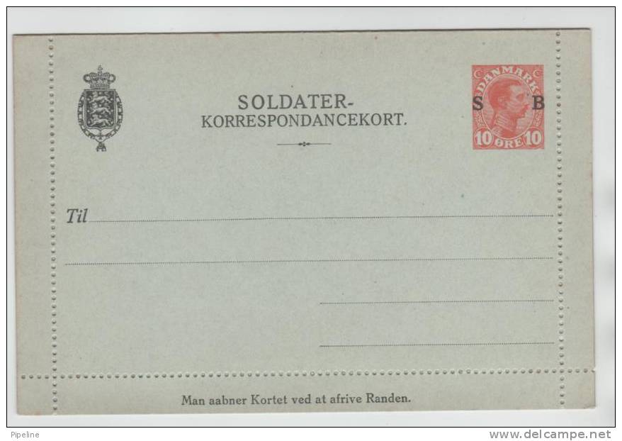 Denmark Postal Stationery For The Forces In Mint Condition - Postal Stationery