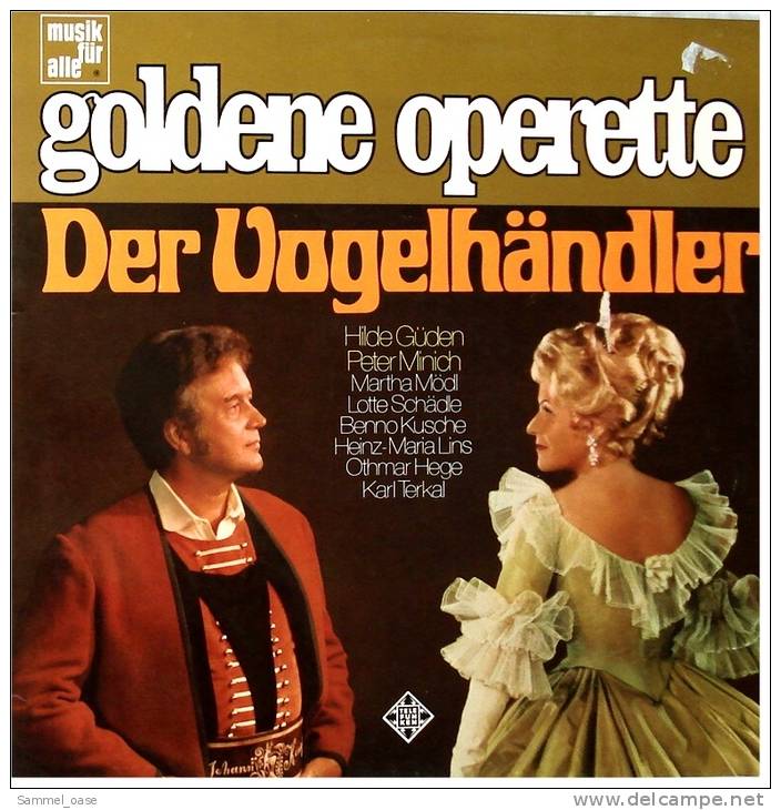 LP  Der Vogelhändler  -  Musik Carl Zeller  -  Goldene Operette  -  TELEFUNKEN - 736 633 - Oper & Operette