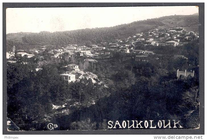 FRANCE, PICTURE POSTCARD From SAOUKOLOUK, MILITARY MAIL 1938 - Cartas & Documentos