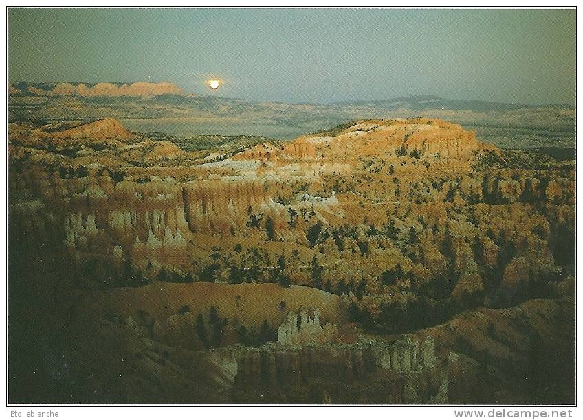 CPM Bryce Canyon, National Park, Utah / Pleine Lune / Pink Cliffs, Full Moon / érosion, Géologie - Bryce Canyon