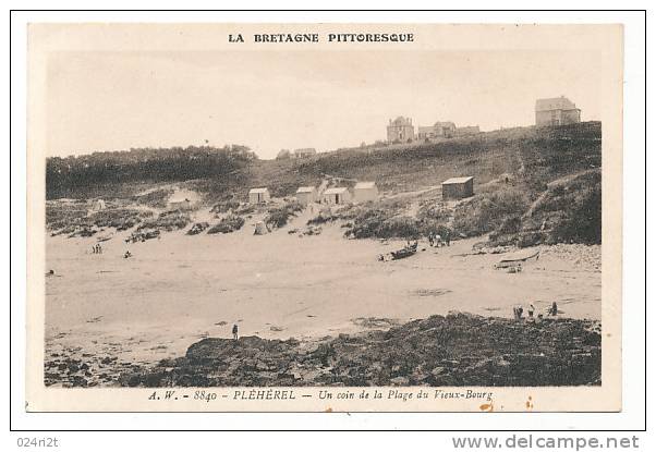 CPA - PLEHEREL _ Un Coin De La Plage Du Vieux Bourg - - Altri & Non Classificati