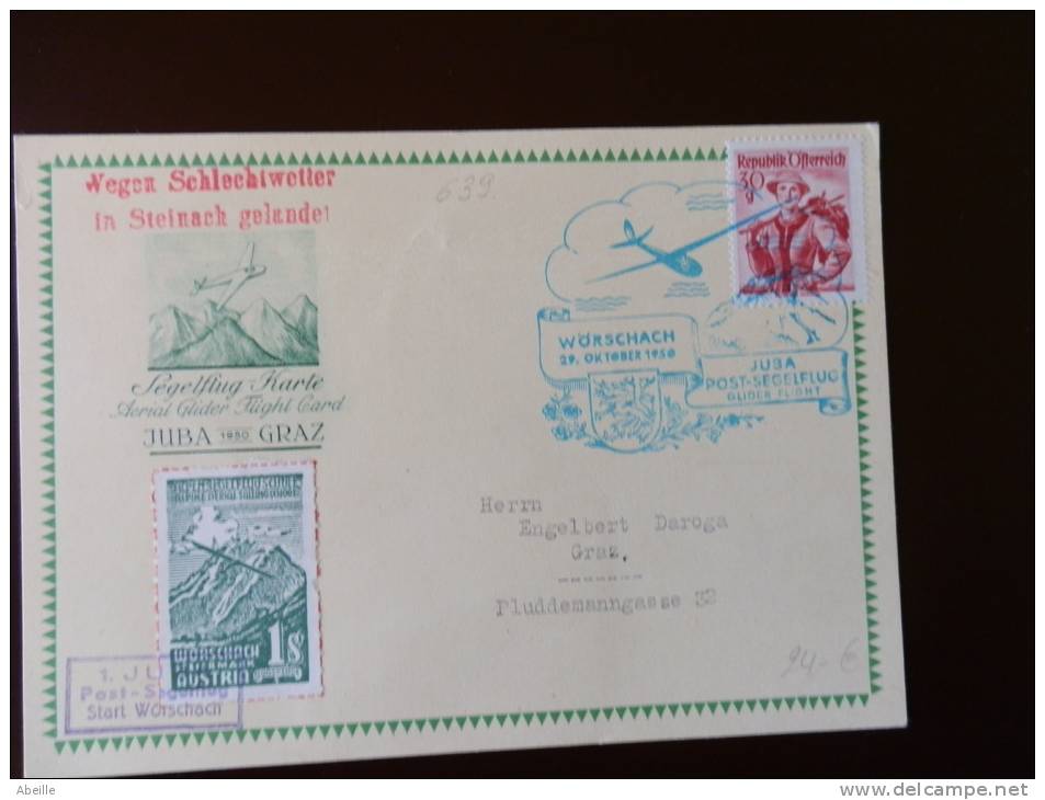 OOST/A0638  CP   VOL JUBA  1950 - First Flight Covers