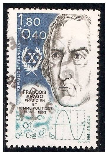 FR 2396 Cèlèbre Arago Physicien   1986  1.00 - Used Stamps