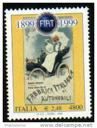 1999 - Italia 2456 Stemma Della FIAT ---- - Francobolli