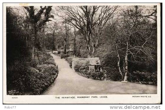 Postcard England, Great Britain, United Kingdom. 1912 The Hermitace, Roundhay Park, Leeds.  (T05021) - Leeds