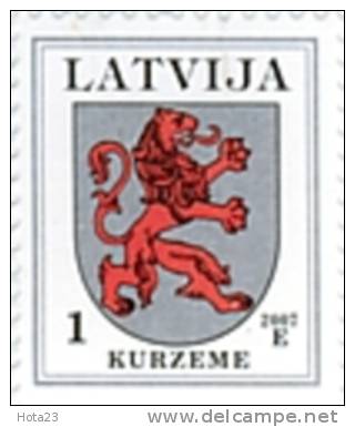 Latvia 2007  1 Santims  Definitive Issue  Small City LOGO  MNH  Lion / Dragon - Lettonie