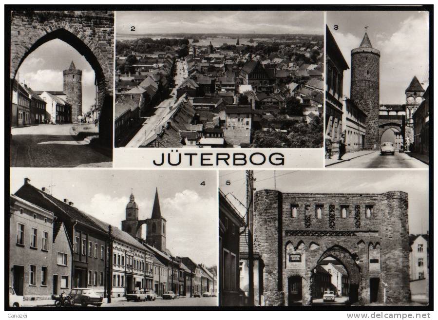 AK Jüterbog, Leninstr, Zinnaer Tor, Eierturm, 1979 - Jueterbog