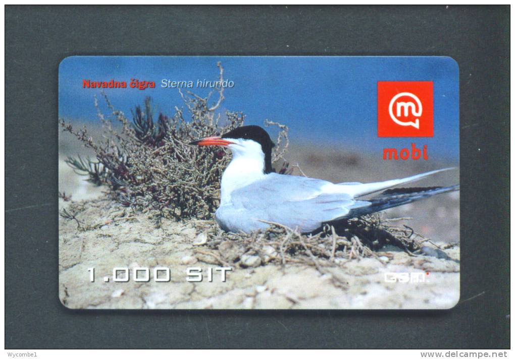 SLOVENIA  -  Remote Mobitel Bird Phonecard As Scan - Slowenien