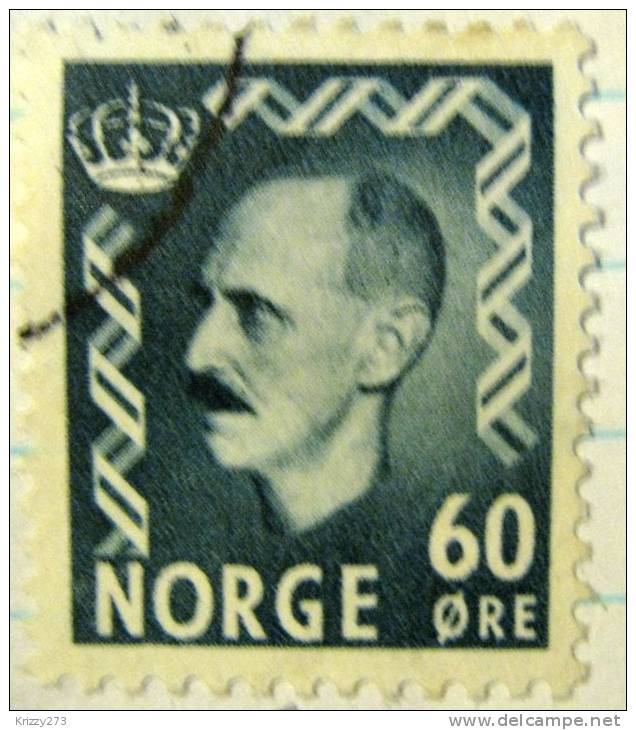 Norway 1950 King Haakon VII 60ore - Used - Used Stamps