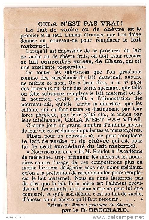 Compagnie Anglo-Suisse/Lait De Vache Concentré/La Laitiére/vers 1875?                IM41 - Liebig