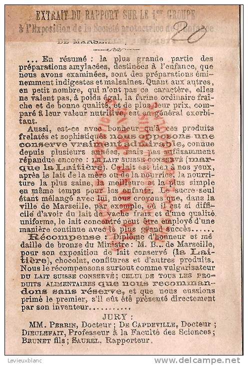 Compagnie Anglo-Suisse/Lait De Vache Concentré/La Laitiére/vers 1875?                IM42 - Liebig