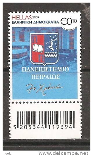 GREECE 2009 ANNIV & EVENTS TRIO MNH - Nuovi