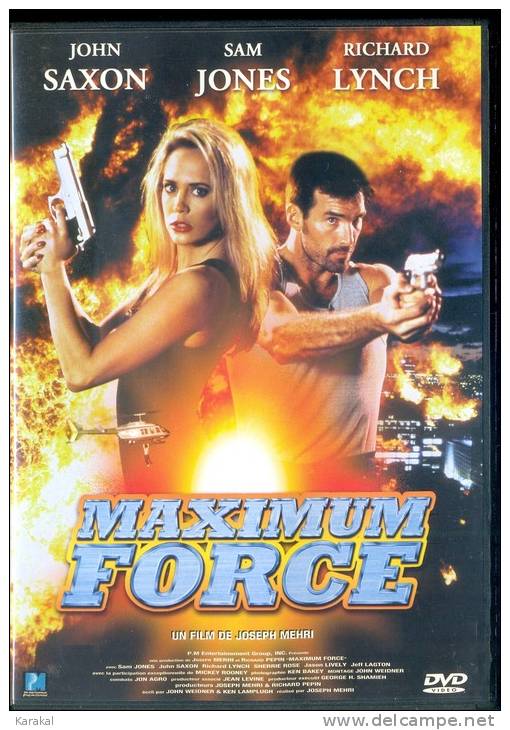 DVD Maximuim Force John Saxon Sam Jones Richard Lynch - Actie, Avontuur