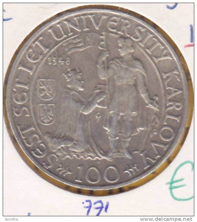 @Y@  Thechoslowakije  20 Koruna  1948 Unc     (771) - Tsjechië