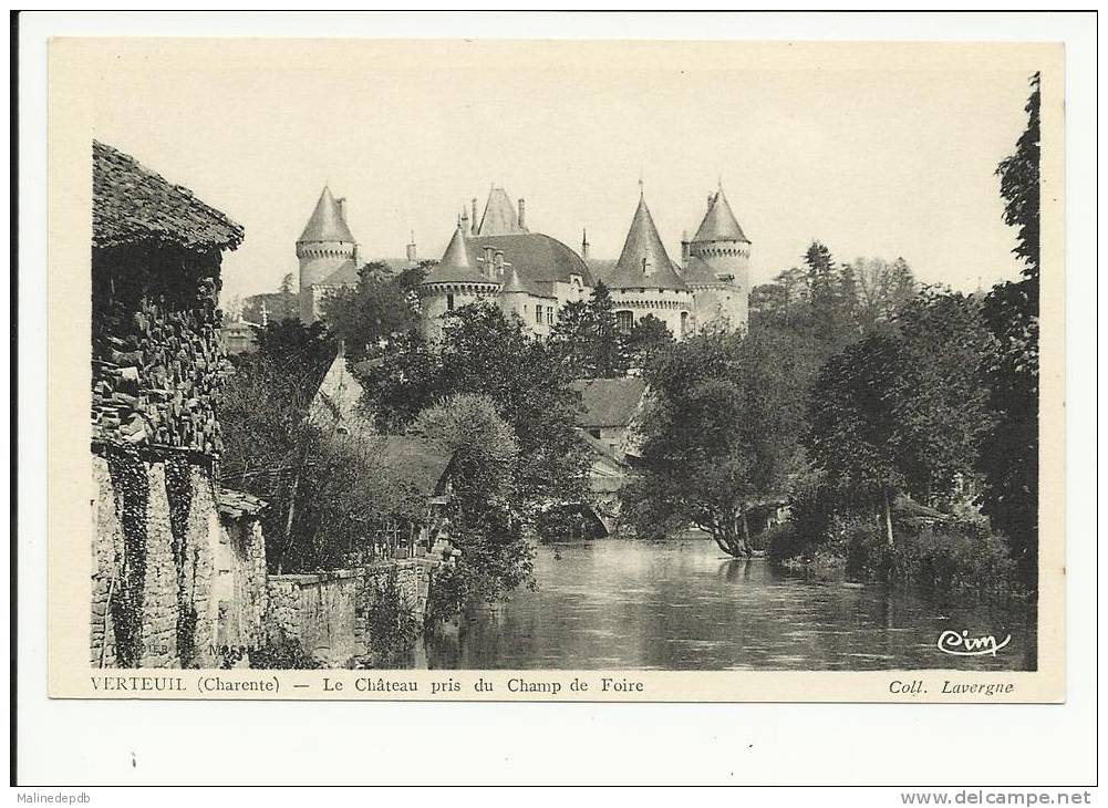 CP VERTEUIL - Le Château Pris Du Champ De Foire - Autres & Non Classés