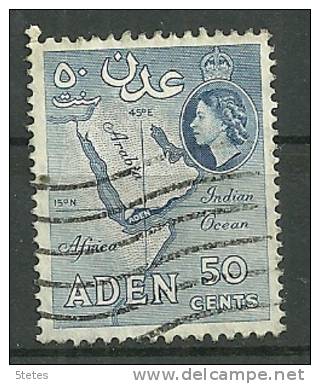 Aden Oblitéré / Cancelled ; Yvert & Tellier N° 54;  Scott N°53 - Aden (1854-1963)