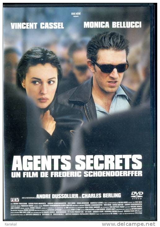 DVD Agents Secrets Vincent Cassel Monica Bellucci - Action, Aventure