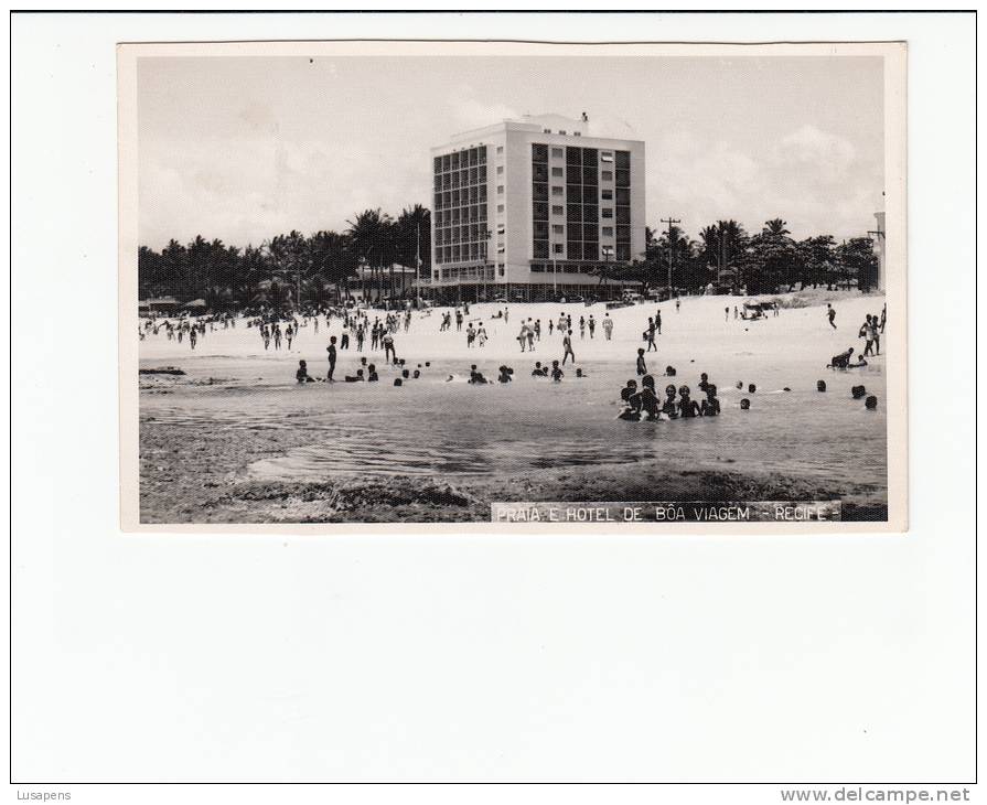 BRASIL BRAZIL  [OF #10342 ] -  RECIFE - PRAIA E HOTEL DA BOA VIAGEM - Recife