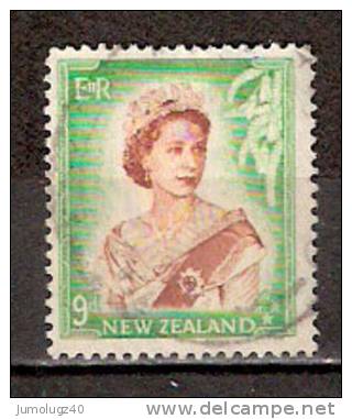 Timbre Nouvelle Zélande 1954 Y&T N°335. Oblitéré - Used Stamps