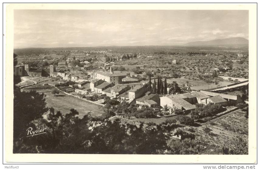 83/CPSM -  Aups - Vue Générale - Aups