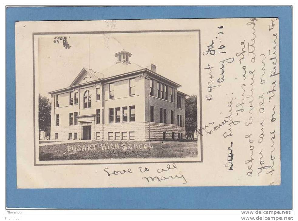 DYSART  -  High School   -  1906 - BELLE CARTE  PRECURSEUR - - Andere & Zonder Classificatie