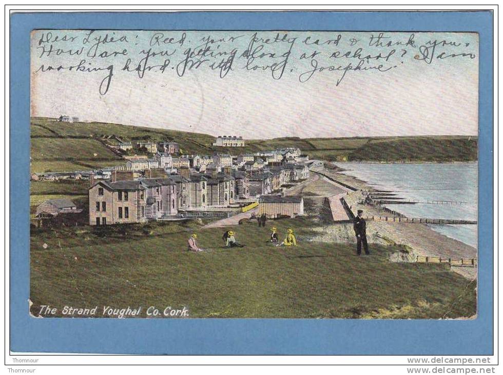 CORK .  -  The  Strand  Youghal  Co.  -  Postée Aux Etats Unis En 1907 - ( Trace Petite Pliure Angle Bas Droit ) - Cork