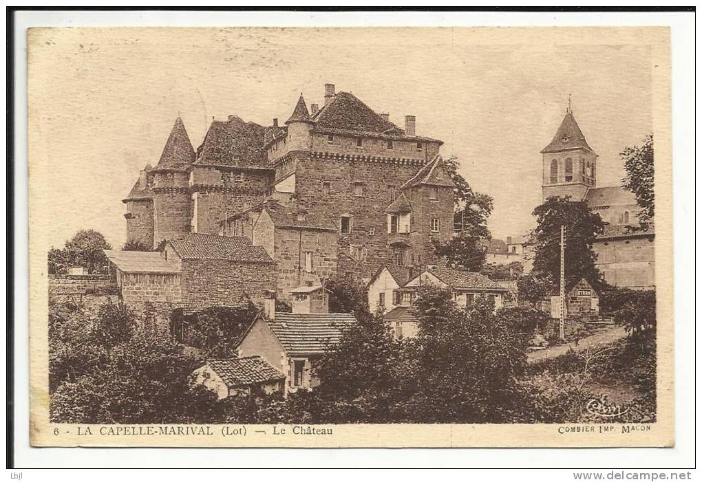 LA CAPELLE MARIVAL , Le Château , 1939 - Lacapelle Marival