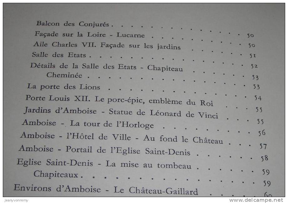 Le Château D´Amboise. Par Jacques Levron. 1949. - Centre - Val De Loire