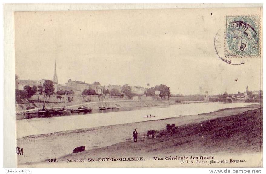 Ste Foy La Grande      Vue Des Quais - Otros & Sin Clasificación