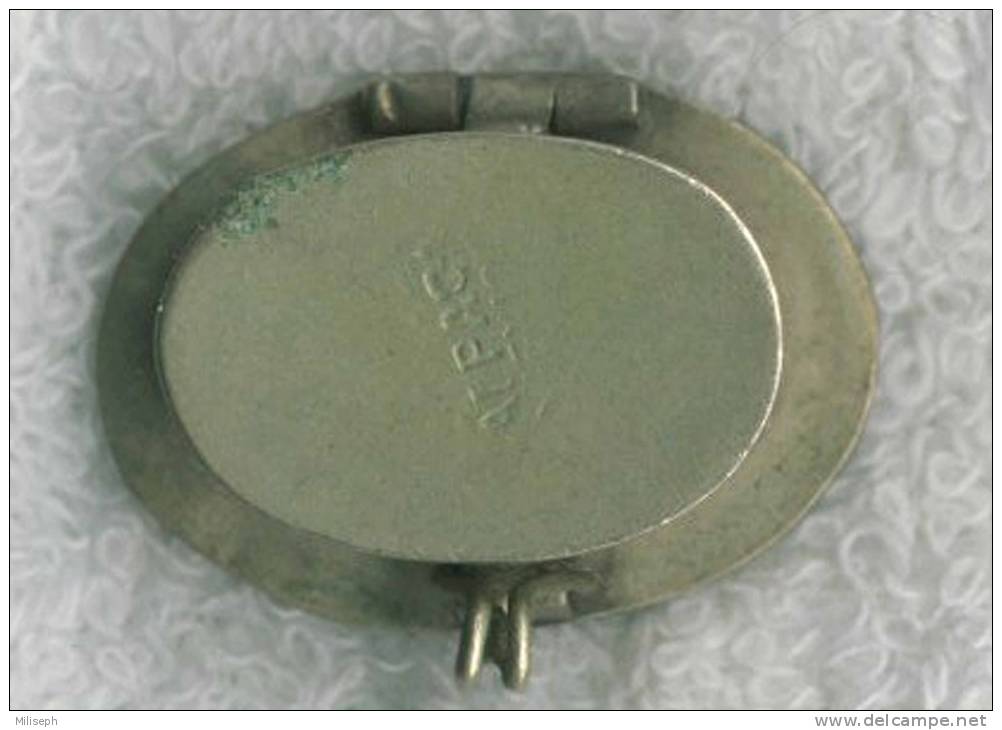 Ancienne Petite Boite à Pilule - Nacre - Argent (Alpaga D´argent)  Avec Poinçon Alpaga + ?          (1804) - Silverware