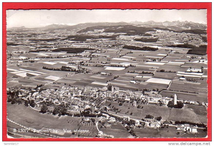 ROMONT VUE AÉRIENNE - Romont