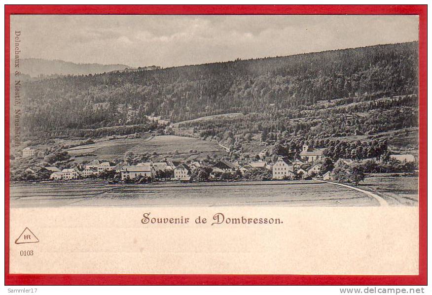 SOUVENIR DE DOMBRESSON, 1900/05 - Dombresson 