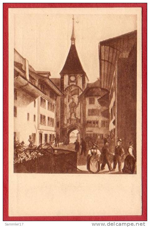 ZOFINGEN, OBERES TOR VOR 100 JAHREN - Zofingen