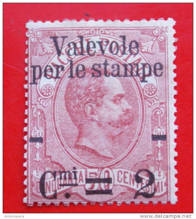 ITALIA 1890 VALVOLE PER LE STAMPE CENT 2 SU 50 MH - CV 80 - Postal Parcels