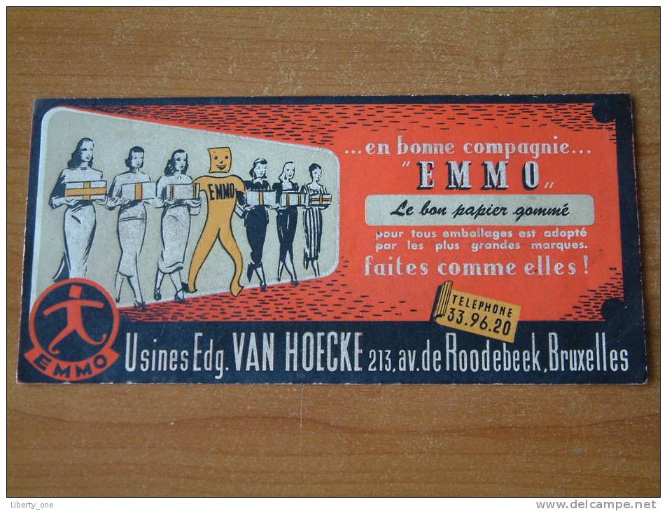 " EMMO " Usines Edg. VAN HOECKE Bruxelles ( Voir Details Zie Foto ) ! - Papierwaren