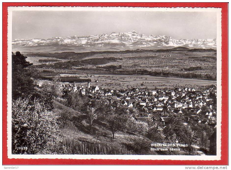 WEINFELDEN MIT SÄNTIS, GROSSFORMAT - Weinfelden