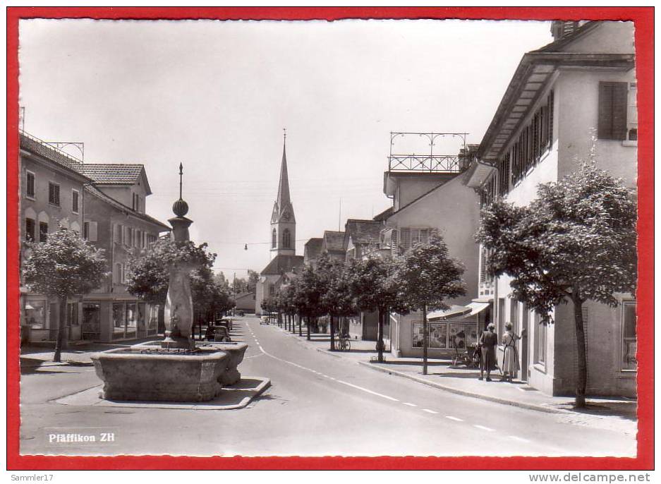 PFÄFFIKON ZH, STRASSENANSICHT, GROSSFORMAT - Pfäffikon