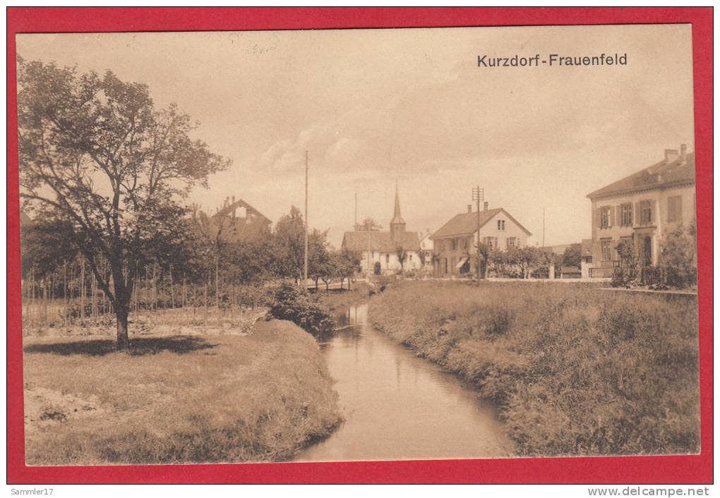 KURZDORF-FRAUENFELD, LICHTDRUCK 1910 - Frauenfeld