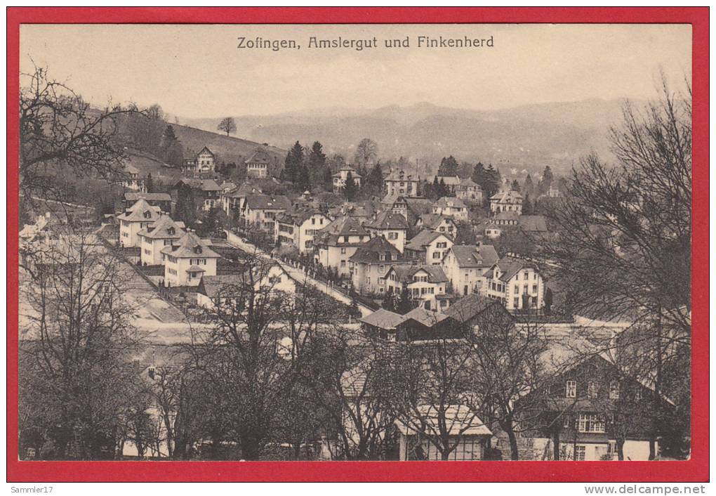 ZOFINGEN AMSLERGUT UND FINKENHERD - Zofingue