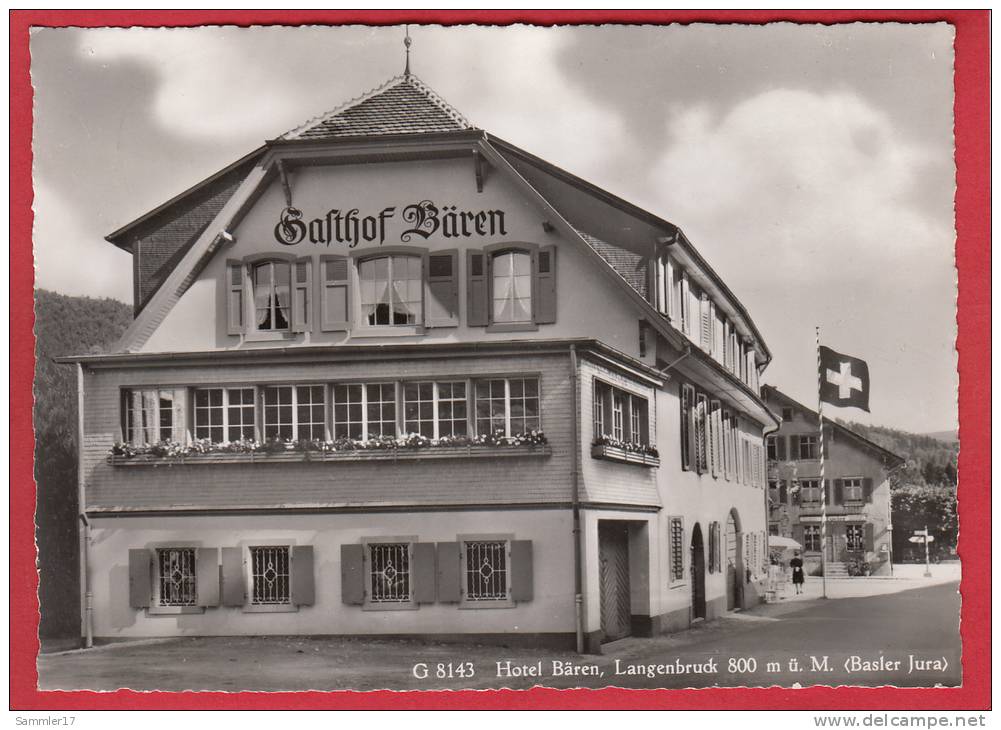 LANGENBRUCK, LANDGASTHOF BÄREN, GROSSFORMAT - Langenbruck