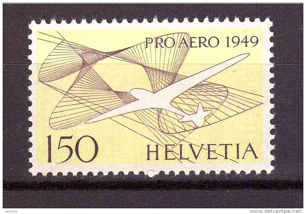 SVITZERLAND 1949 Pro Aereo  Unificato Cat. N° A44  Absolutelyperfect  MNH ** - Nuovi