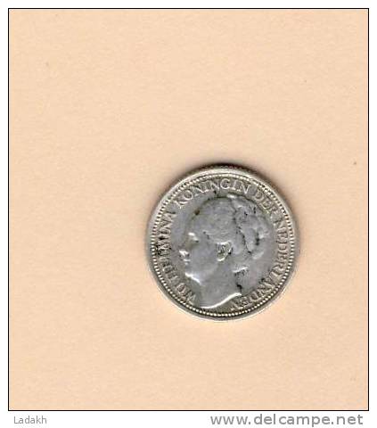 MONNAIE PAYS- BAS  10c   1937  Argent - 10 Cent