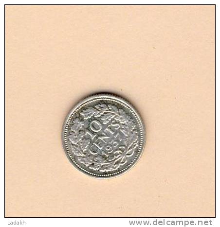 MONNAIE PAYS- BAS  10c   1937  Argent - 10 Cent