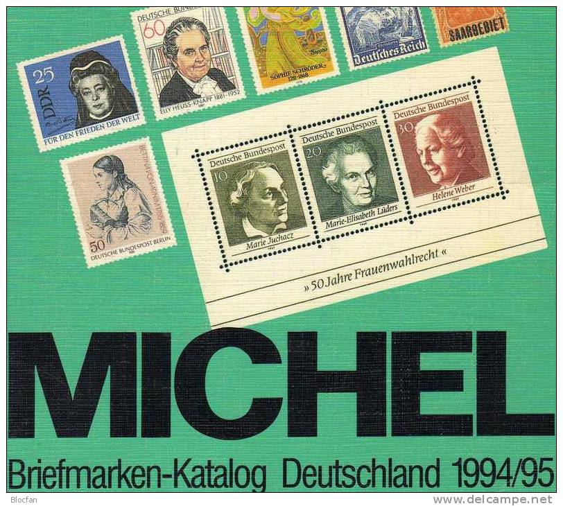 MICHEL In Farbe Deutschland Katalog 1995 Antiquarisch 14€ Ausführliche Beschreibung Der Briefmarken Catalogue Of Germany - Germany