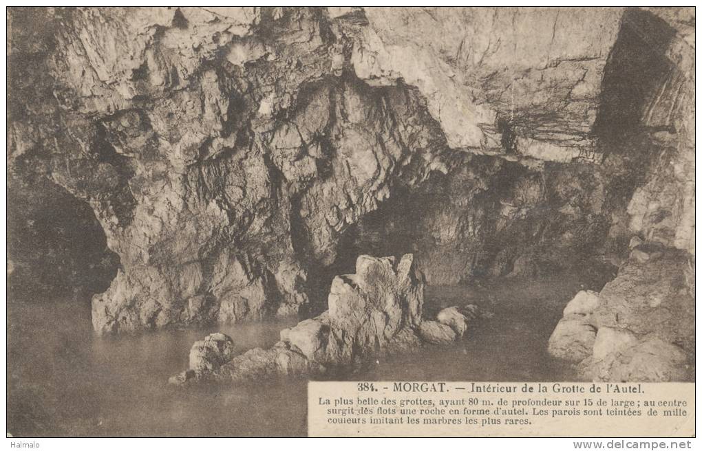 MORGAT - Intérieur De La Grotte De L'Autel - Morgat