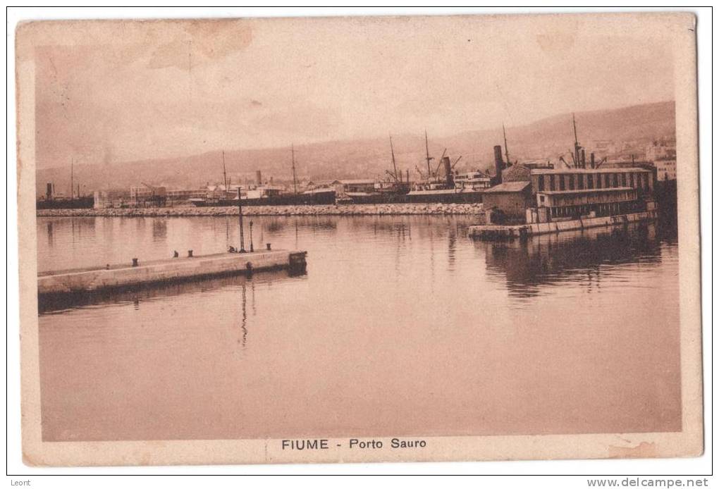 Croatia - Fiume - Rijeka - Porto Sauro - 1929 - Croatia