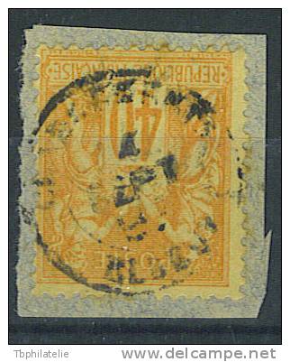 VEND N° 94 , CACHET 15 : CHARGEMENTS ELBEUF ( 74 ) - 1876-1898 Sage (Type II)